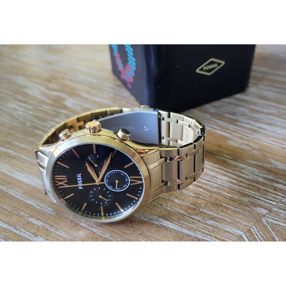 Fossil BQ2362 Fenmore Multifunction Gold-Tone Stainless Steel Watch44 mm(s) - Picture 5 of 10